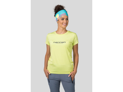 Ladies trekking short sleeve T-shirt SAFFI II sunny lime