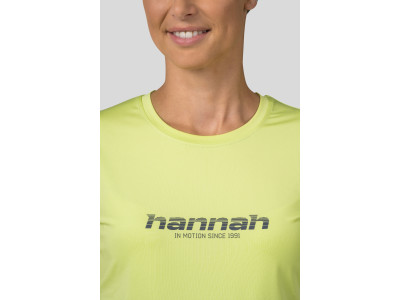 Ladies trekking short sleeve T-shirt SAFFI II sunny lime