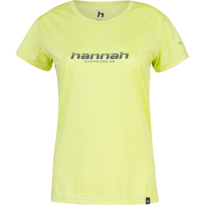 Ladies trekking short sleeve T-shirt SAFFI II sunny lime