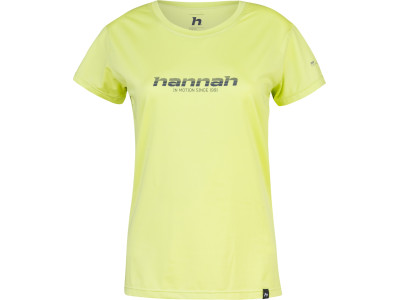 Ladies trekking short sleeve T-shirt SAFFI II sunny lime