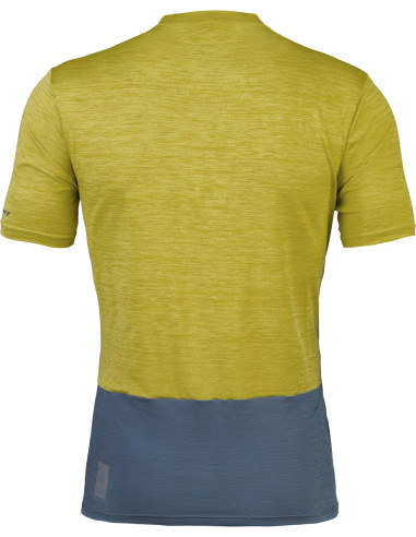 Mens cycling short sleeve T-shirt SANVI citronelle mel / india ink mel