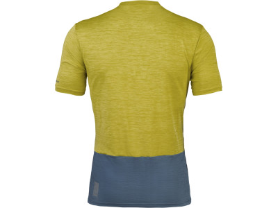 Mens cycling short sleeve T-shirt SANVI citronelle mel / india ink mel