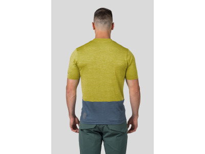 Mens cycling short sleeve T-shirt SANVI citronelle mel / india ink mel