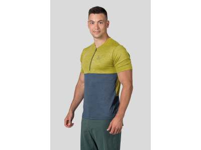 Mens cycling short sleeve T-shirt SANVI citronelle mel / india ink mel