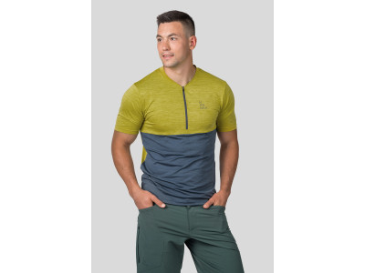 Mens cycling short sleeve T-shirt SANVI citronelle mel / india ink mel