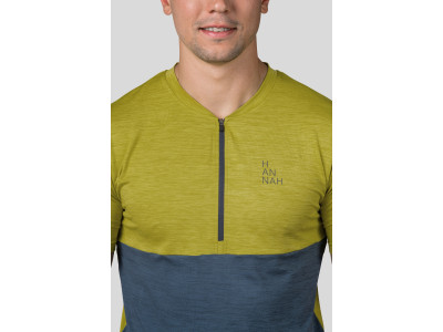 Mens cycling short sleeve T-shirt SANVI citronelle mel / india ink mel