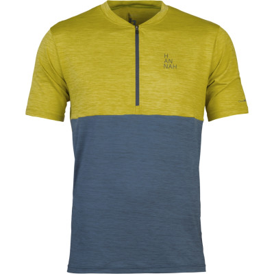 Mens cycling short sleeve T-shirt SANVI citronelle mel / india ink mel