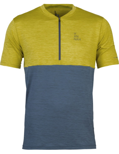 Mens cycling short sleeve T-shirt SANVI citronelle mel / india ink mel