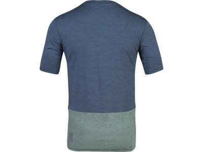 Mens cycling short sleeve T-shirt SANVI india ink mel / dark forest mel