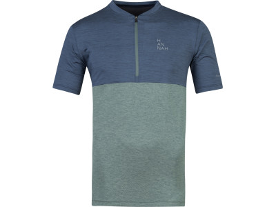 Mens cycling short sleeve T-shirt SANVI india ink mel / dark forest mel