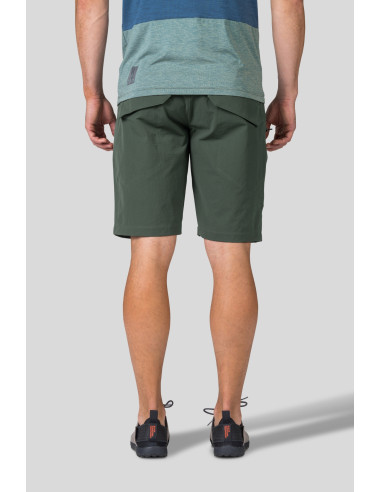 Mens active leisure shorts SAVELY dark forest