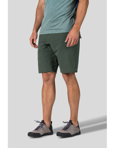 Mens active leisure shorts SAVELY dark forest