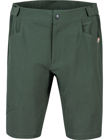 Mens active leisure shorts SAVELY dark forest