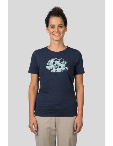 Ladies short sleeve T-shirt SELIA india ink