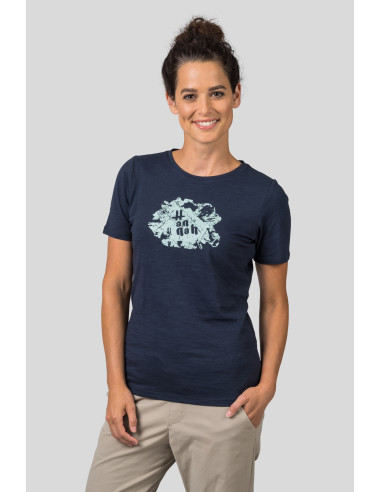 Ladies short sleeve T-shirt SELIA india ink