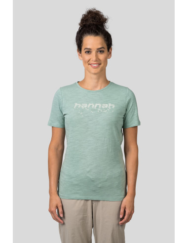 Ladies short sleeve T-shirt SELIA smoke green