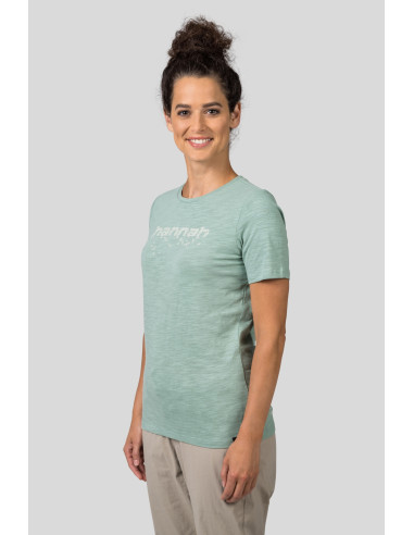 Ladies short sleeve T-shirt SELIA smoke green