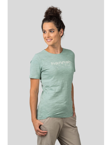Ladies short sleeve T-shirt SELIA smoke green