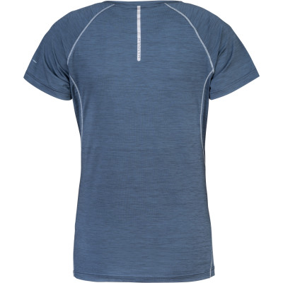 Ladies running short sleeve T-shirt SHELLY II india ink mel 2