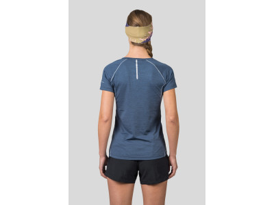 Ladies running short sleeve T-shirt SHELLY II india ink mel