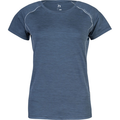 Ladies running short sleeve T-shirt SHELLY II india ink mel