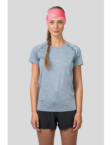 Ladies running short sleeve T-shirt SHELLY II pearl blue mel