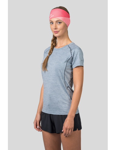 Ladies running short sleeve T-shirt SHELLY II pearl blue mel