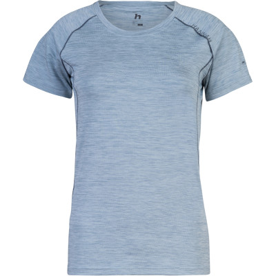 Ladies running short sleeve T-shirt SHELLY II pearl blue mel