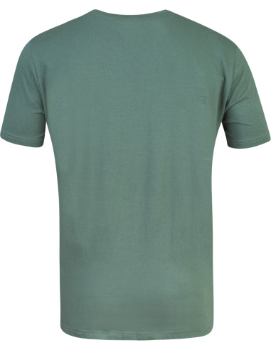 Mens leisure time short sleeve T-shirt SKATCH dark forest