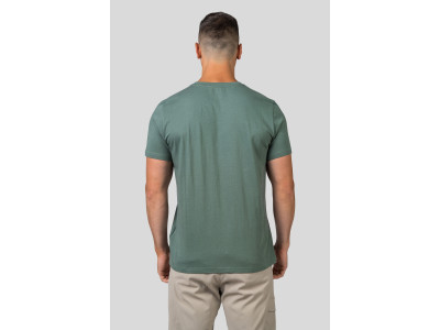 Mens leisure time short sleeve T-shirt SKATCH dark forest