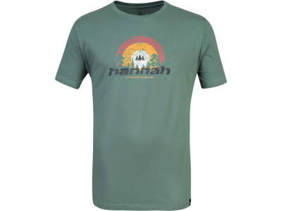 Mens leisure time short sleeve T-shirt SKATCH dark forest