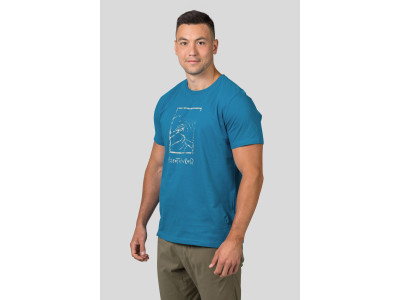 Mens leisure time short sleeve T-shirt SKATCH faience