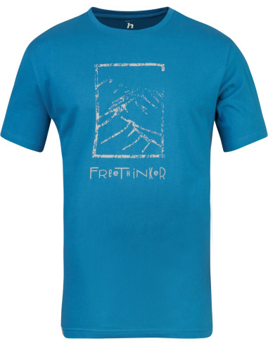 Mens leisure time short sleeve T-shirt SKATCH faience