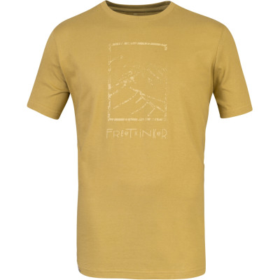 Mens leisure time short sleeve T-shirt SKATCH khaki