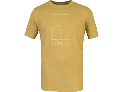 Mens leisure time short sleeve T-shirt SKATCH khaki