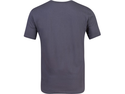 Mens leisure time short sleeve T-shirt SKATCH magnet (blue)