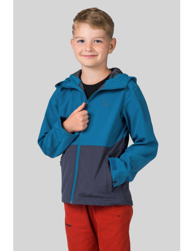 Kids hiking jacket WAT JR faience / india ink