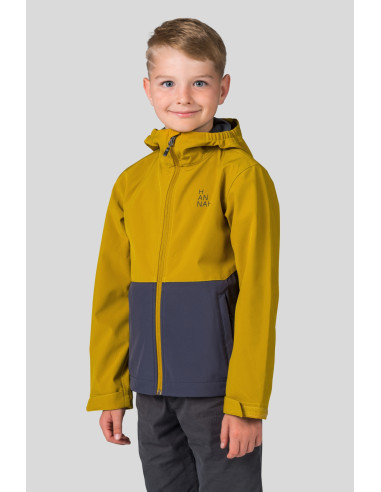 Kids hiking jacket WAT JR golden palm / india ink
