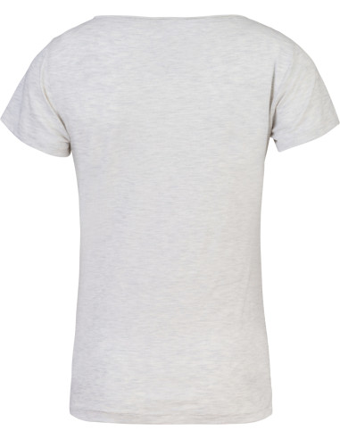 Ladies leisure time short sleeve T-shirt ZOEY light gray