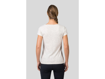 Ladies leisure time short sleeve T-shirt ZOEY light gray