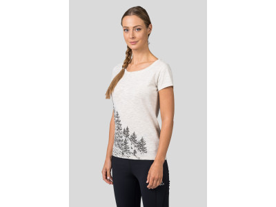 Ladies leisure time short sleeve T-shirt ZOEY light gray