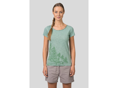 Ladies leisure time short sleeve T-shirt ZOEY smoke green
