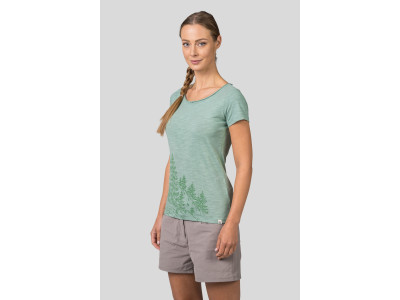 Ladies leisure time short sleeve T-shirt ZOEY smoke green
