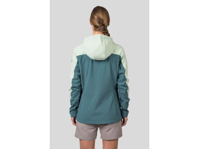 Ladies leisure time jacket ZURY LITE bok choy / dark forest