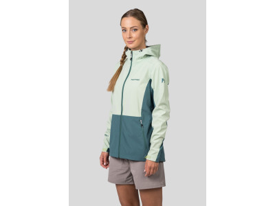 Ladies leisure time jacket ZURY LITE bok choy / dark forest