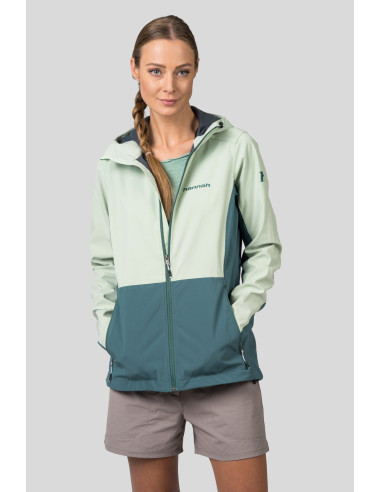 Ladies leisure time jacket ZURY LITE bok choy / dark forest