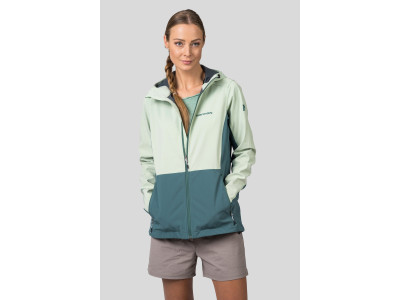 Ladies leisure time jacket ZURY LITE bok choy / dark forest