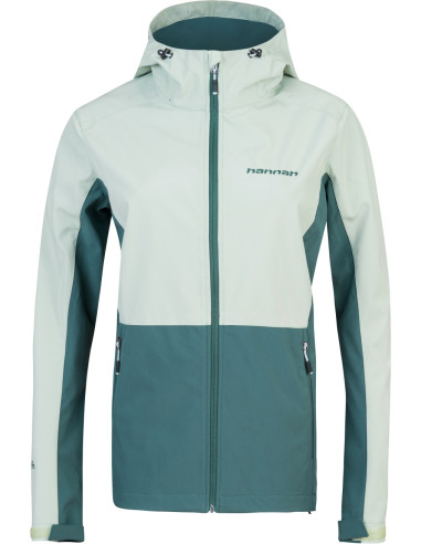 Ladies leisure time jacket ZURY LITE bok choy / dark forest