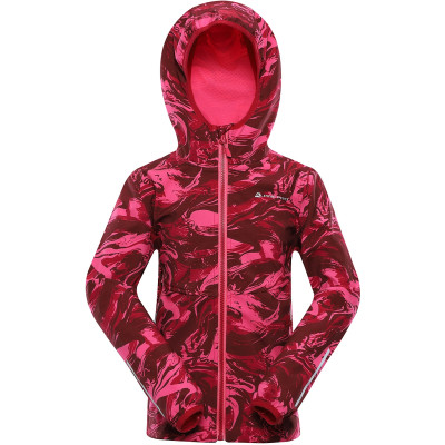 Bērnu pārgājienu softshell jaka LANCO sarkanīgs