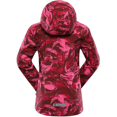 Bērnu pārgājienu softshell jaka LANCO sarkanīgs 2